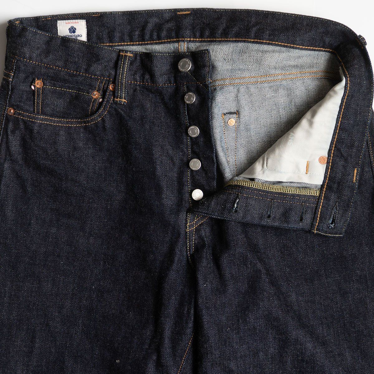 美品/濃紺】 桃太郎ジーンズ【#100 STANDARD STRAIGHT 14.7oz】W34