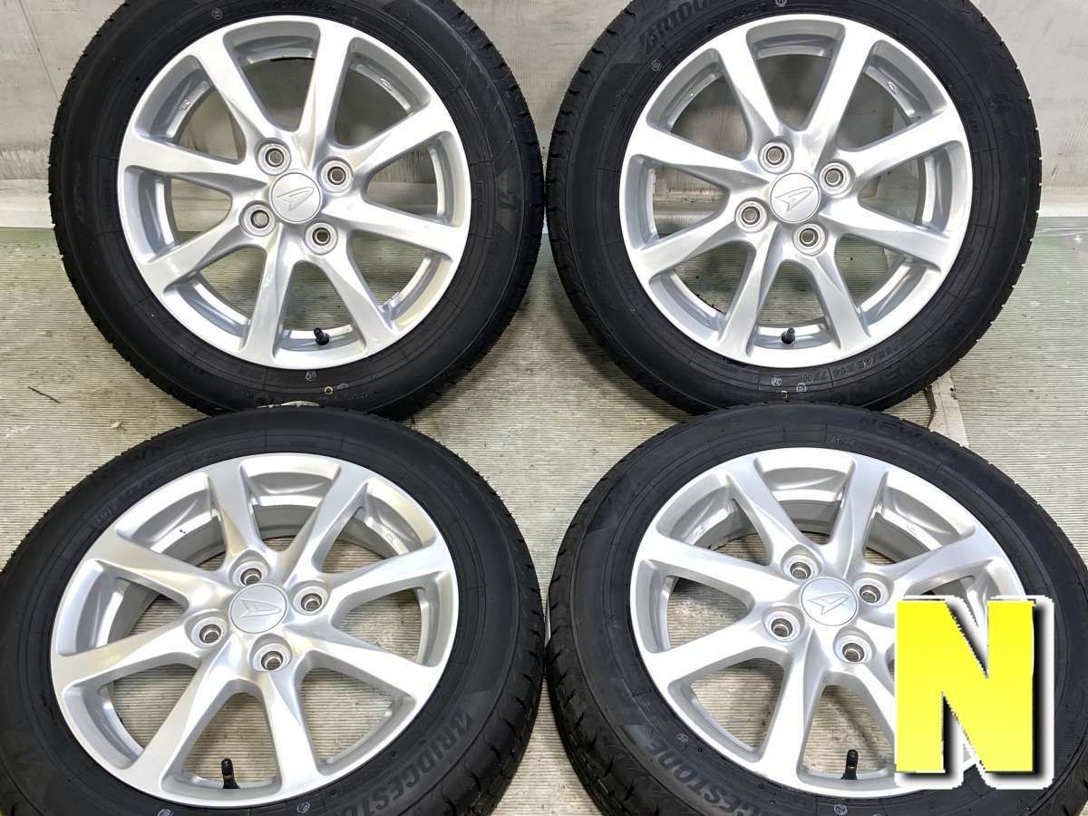 155/65R14 ブリヂストン NEWNO ダイハツ純正 14x4.5 45 100-4穴 中古 