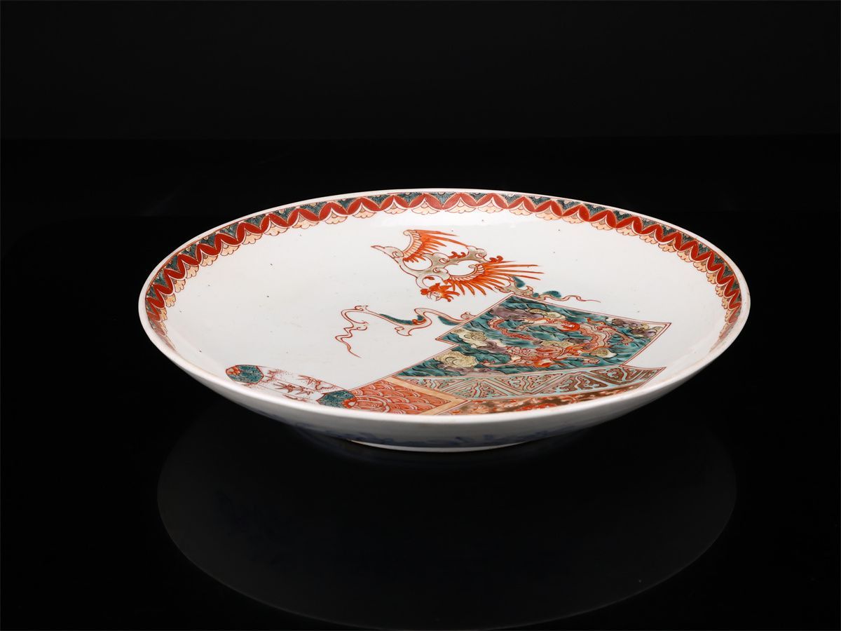江戸時代 【古伊万里】 色絵 大皿 径31.5㎝／美品！CQ618 - メルカリ