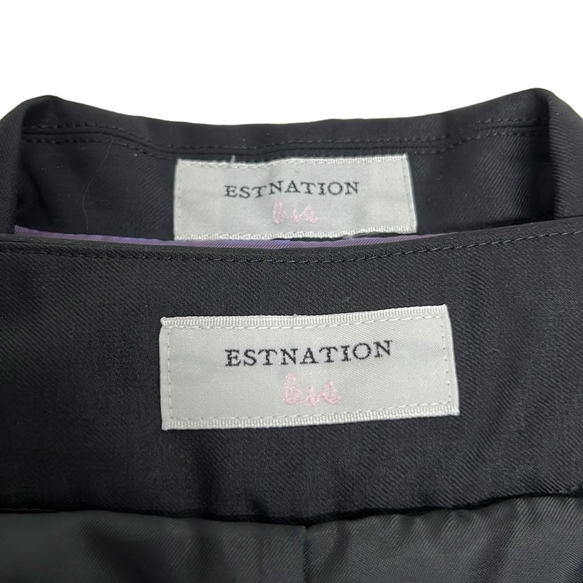 ESTNATION(エストネーション) スカートスーツ レディース - 黒 Bis