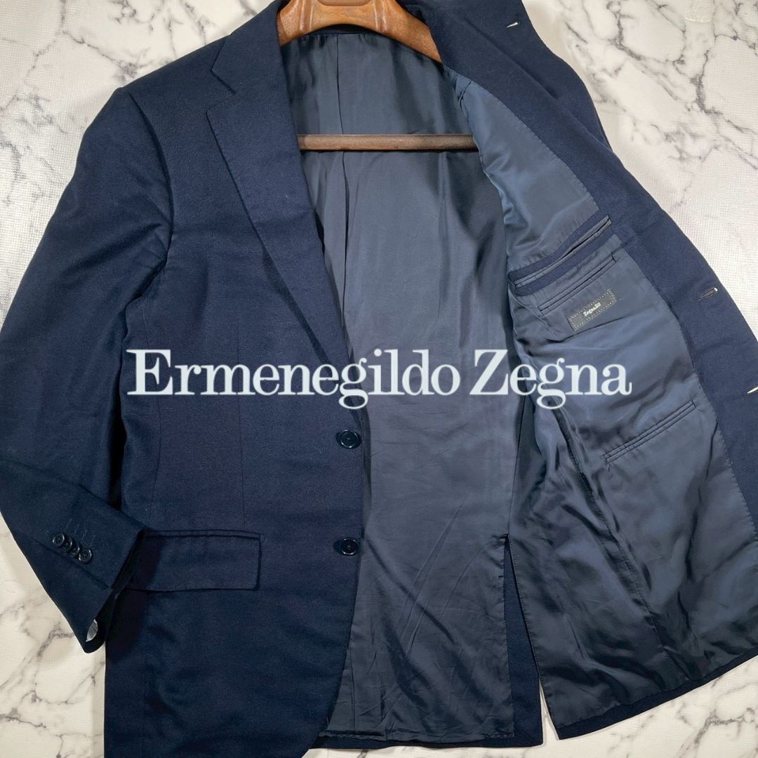 シルク100%○エルメネジルドゼニア ErmenegildoZegna テーラード 