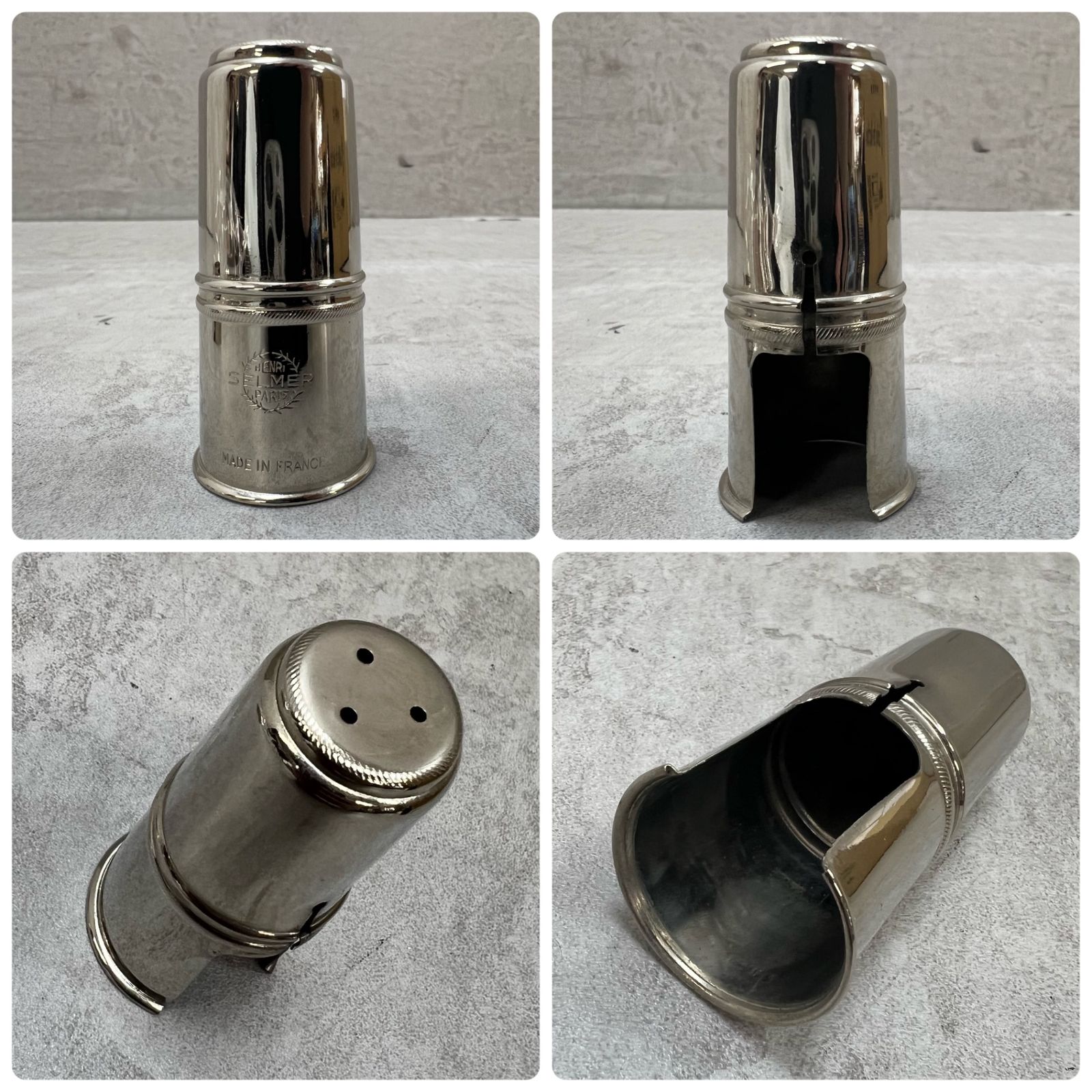 【新品】セルマー B♭クラリネット マウスピース・リガチャー・キャップセット セルマー B♭クラリネット用マウスピース C☆ 純正リガチャー IN小文字