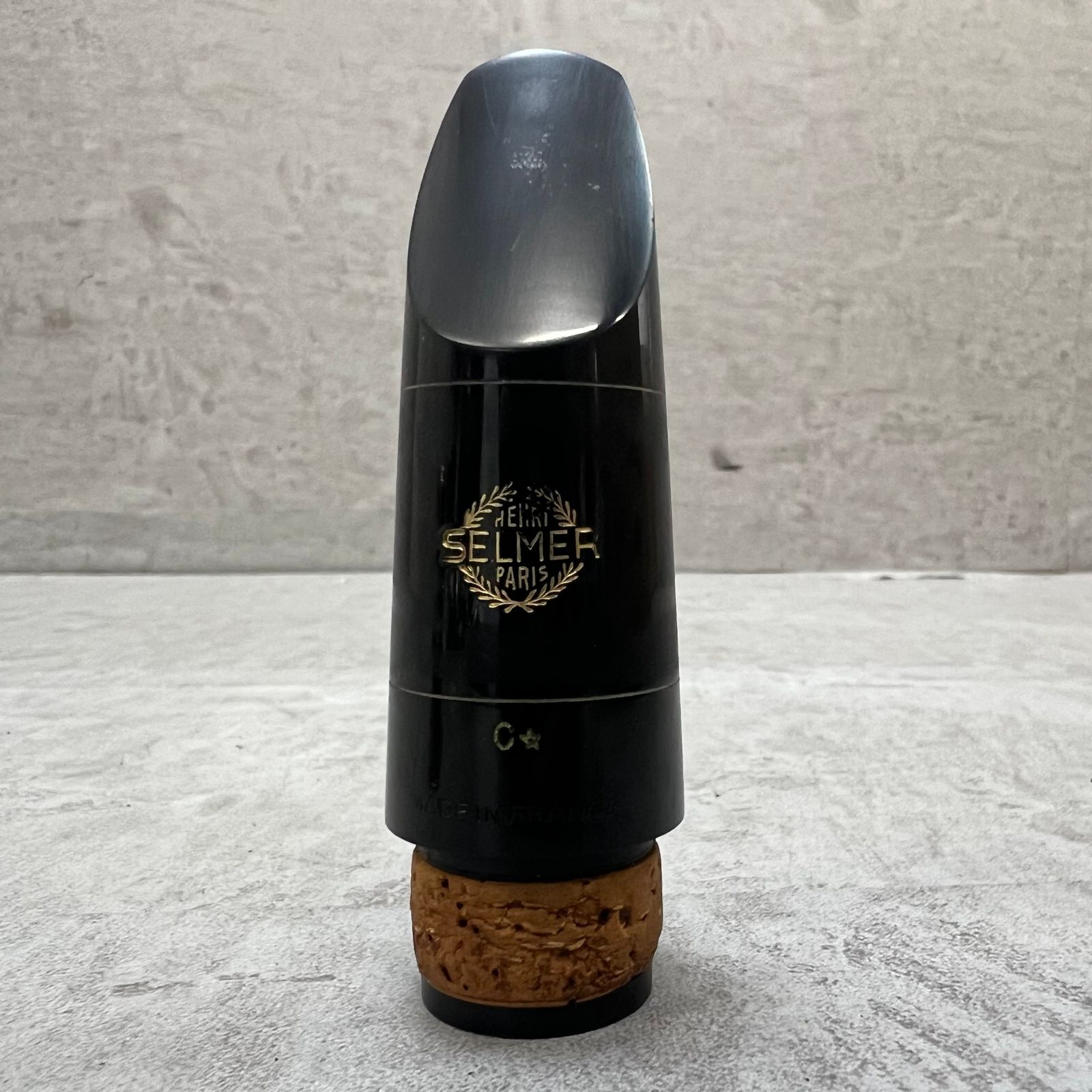 【新品】セルマー B♭クラリネット マウスピース・リガチャー・キャップセット セルマー B♭クラリネット用マウスピース C☆ 純正リガチャー IN小文字