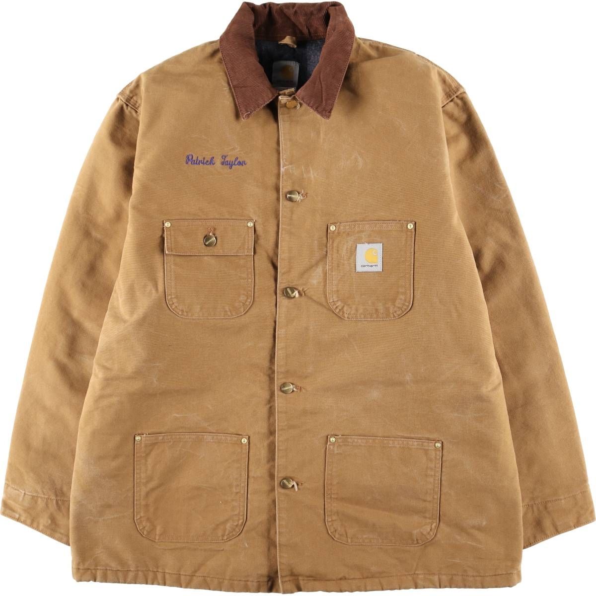 古着 カーハート Carhartt ミシガンチョアコート 中綿入り ダック