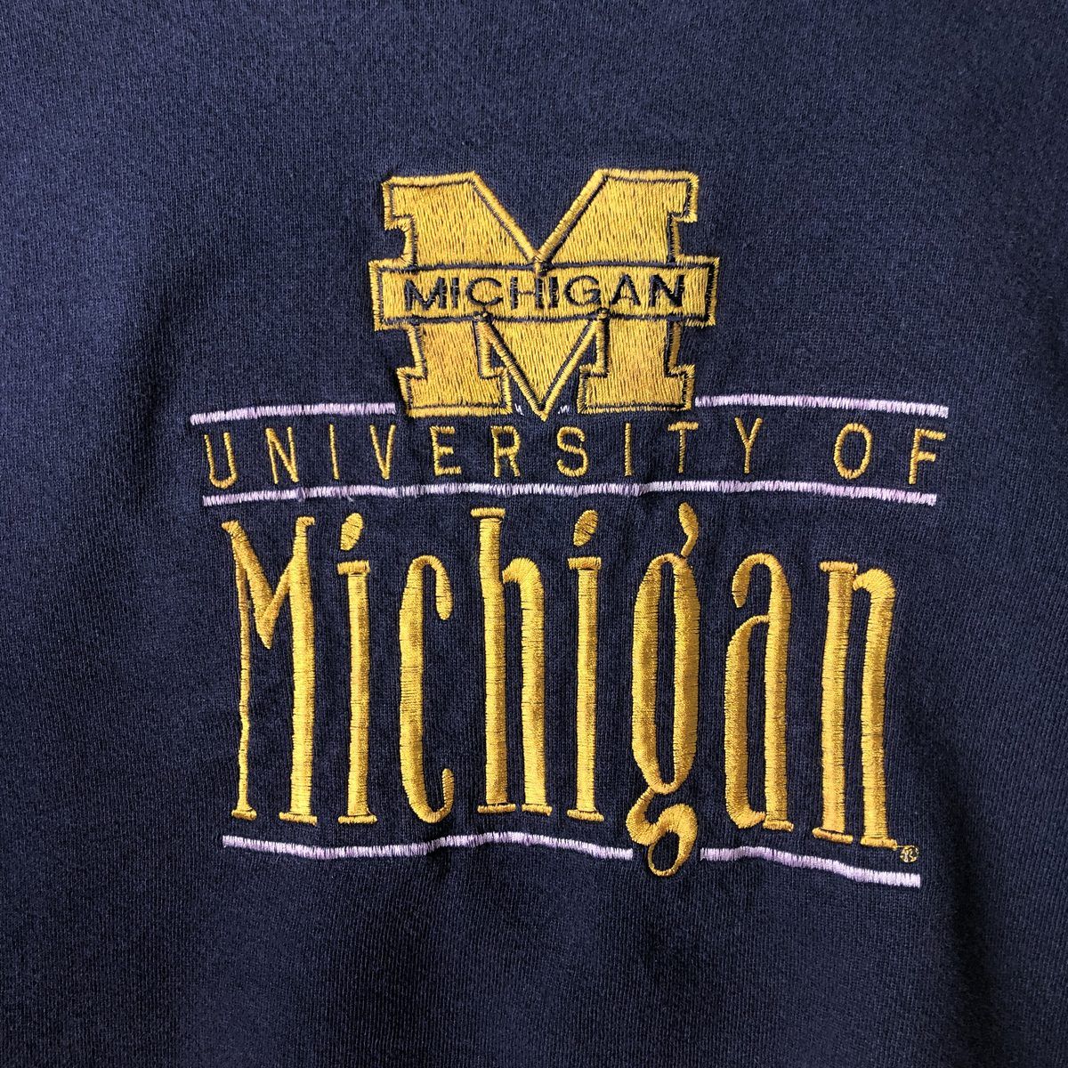 古着 CAMPUS OUTPOST MICHIGAN ミシガン大学 カレッジスウェットシャツ