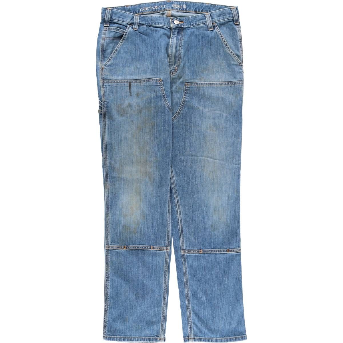 古着 カーハート Carhartt RELAXED FIT ダブルニー デニムペインター 