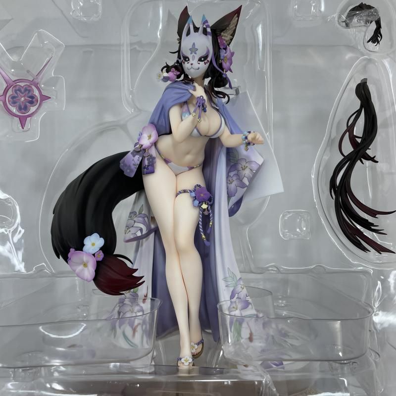 中古】開封)GOOD SMILE COMPANY ワカモ(水着) 1/7スケールフィギュア