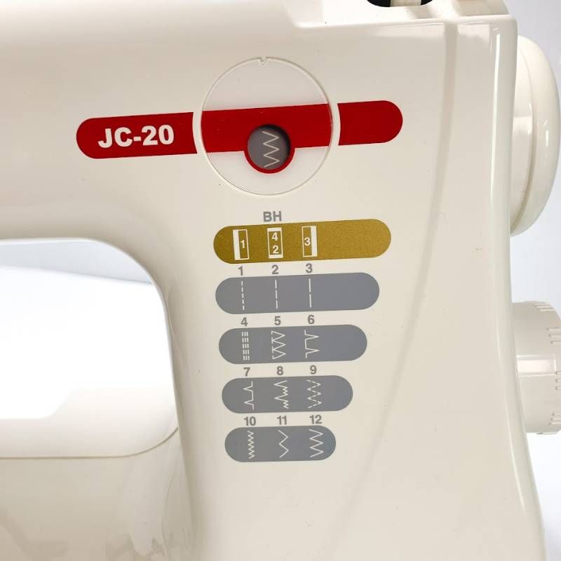 JANOME ジャノメ 電子ミシン 電動ミシン JC-20 収納袋付き - メルカリ
