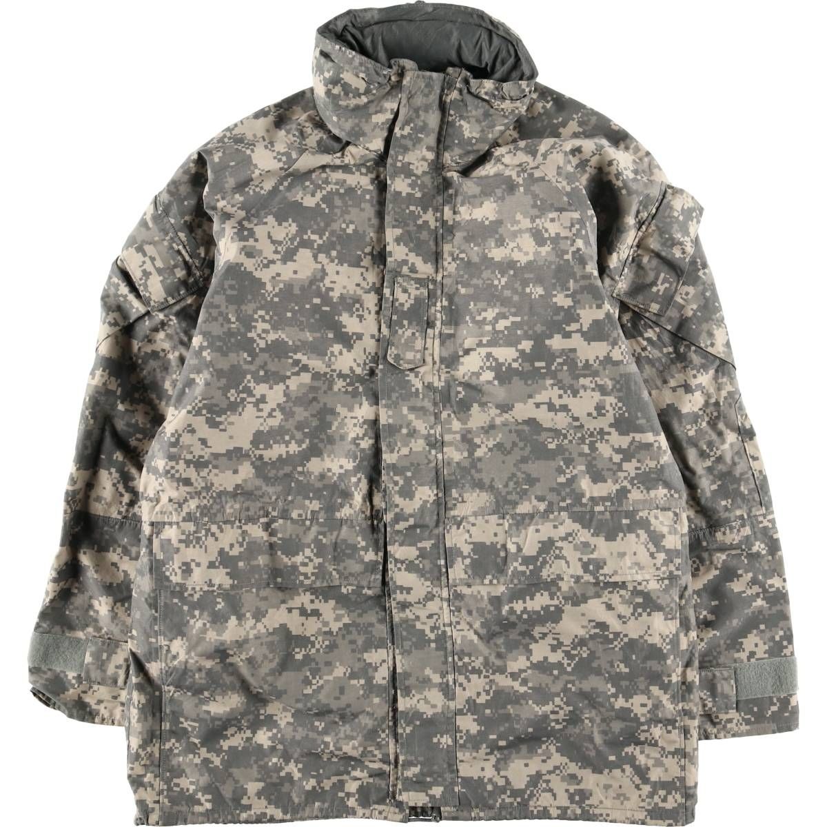 古着 00年代 米軍実品 迷彩柄 ACU デジタルカモ ECWCS 2nd GEN ミリタリー ゴアテックスパーカー USA製 MEDIUM-LONG メンズM相当/eaa495158 古着 00年代 米軍実品 迷彩柄 ACU デジタルカモ ECWCS 2nd GEN