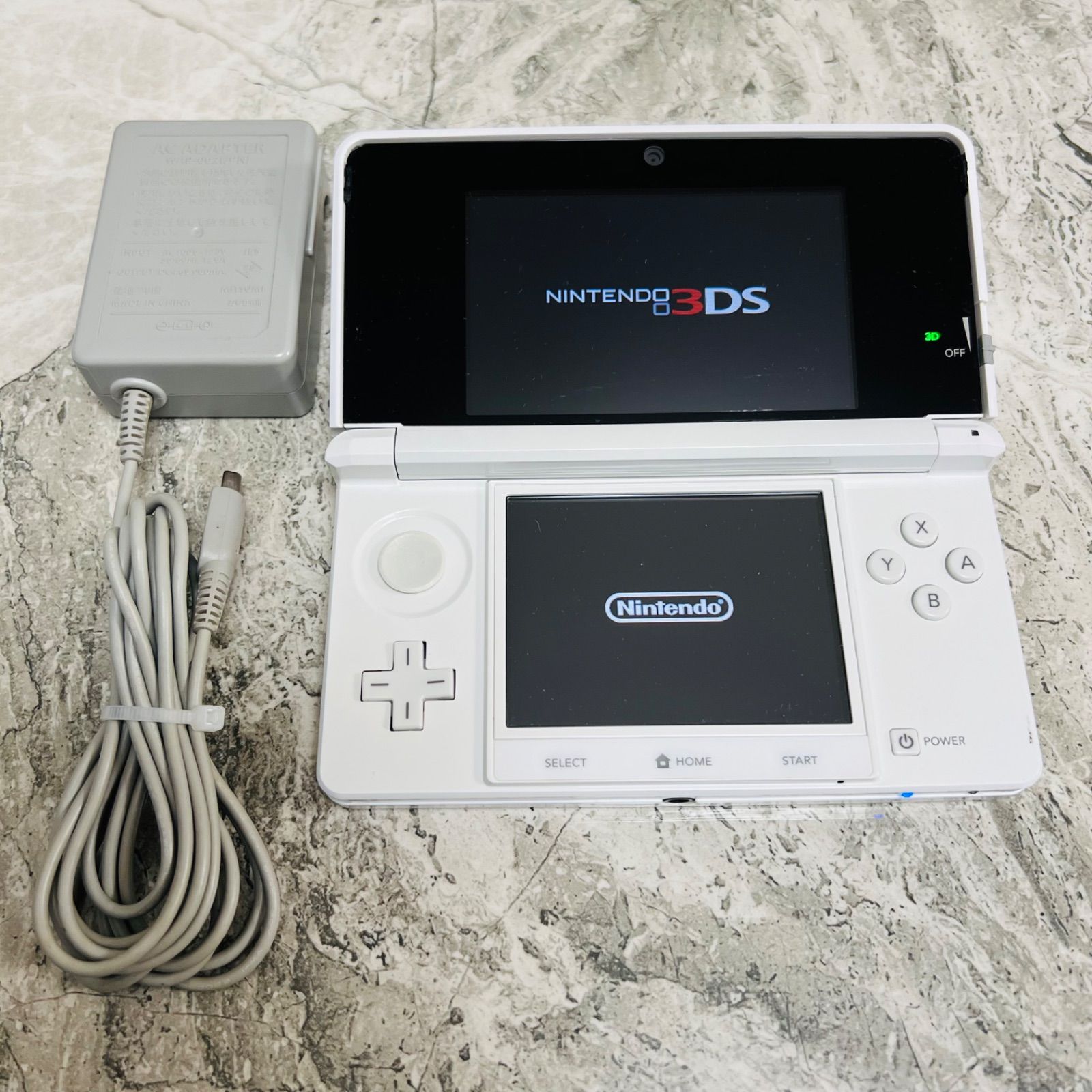 完動品】NINTENDO 3DS ピュアホワイト - メルカリ