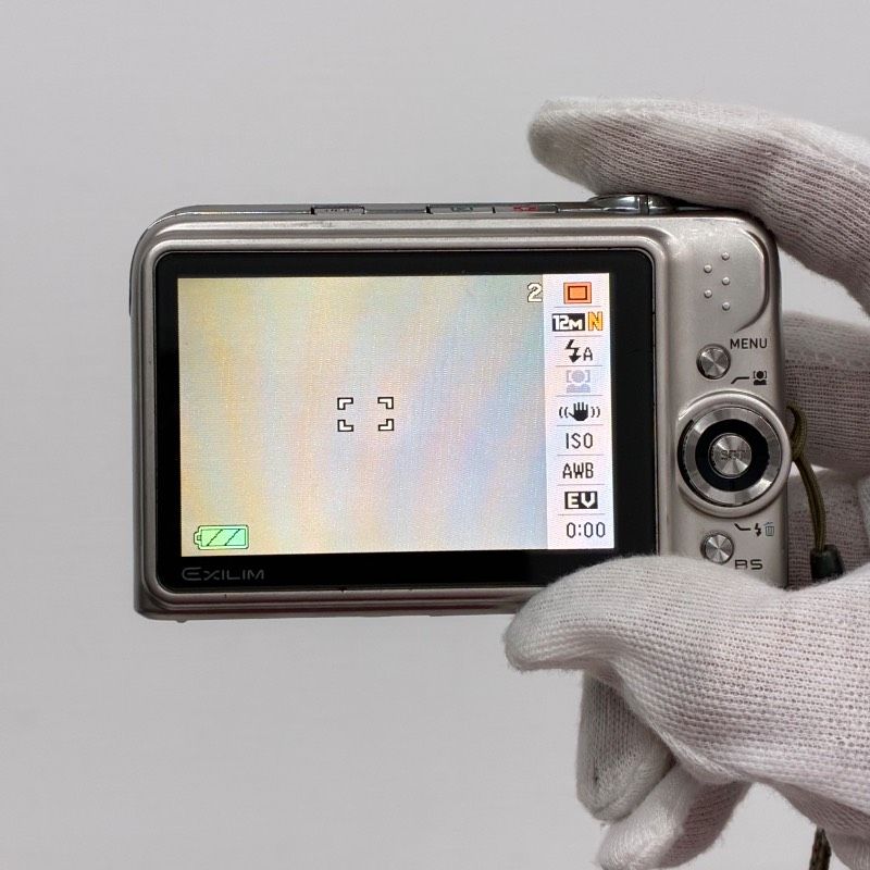 動作品】 CASIO EXILIM EX-Z1200 Silver カシオ エクシリム シルバー 