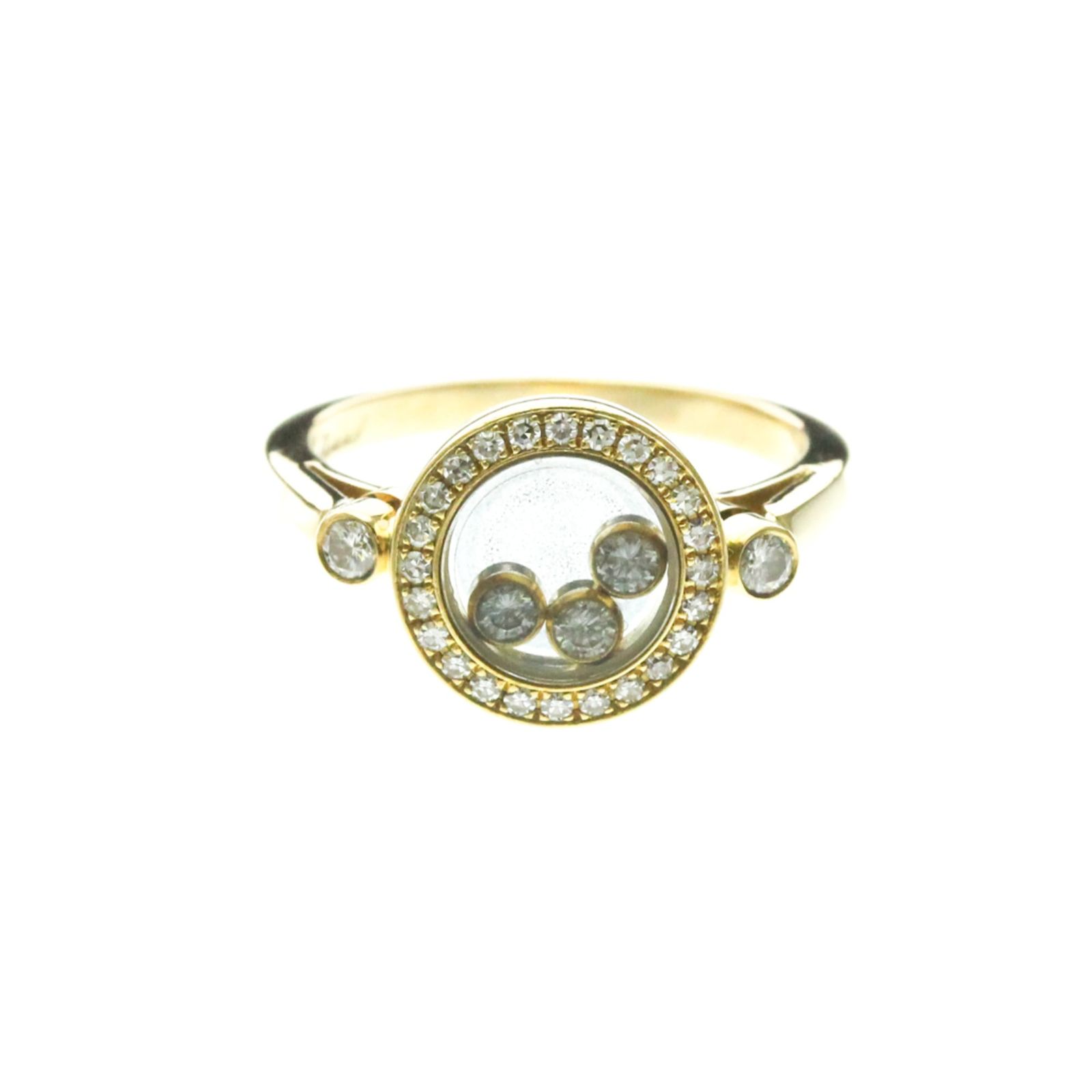ショパール(Chopard) ハッピーダイヤモンドリング 82/3957 K18イエロー 