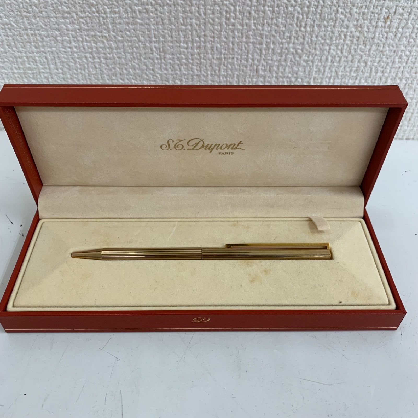S.T.Dupont Dupont Ballpoint Pen Gold C287 ② 4500