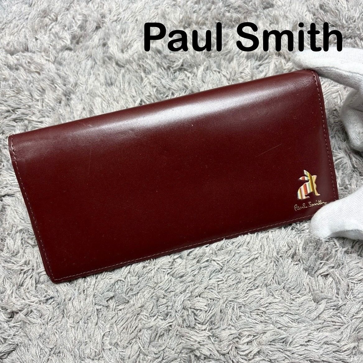 Paul Smith ポールスミス 長財布 レザー 本革 ボルドー - メルカリ