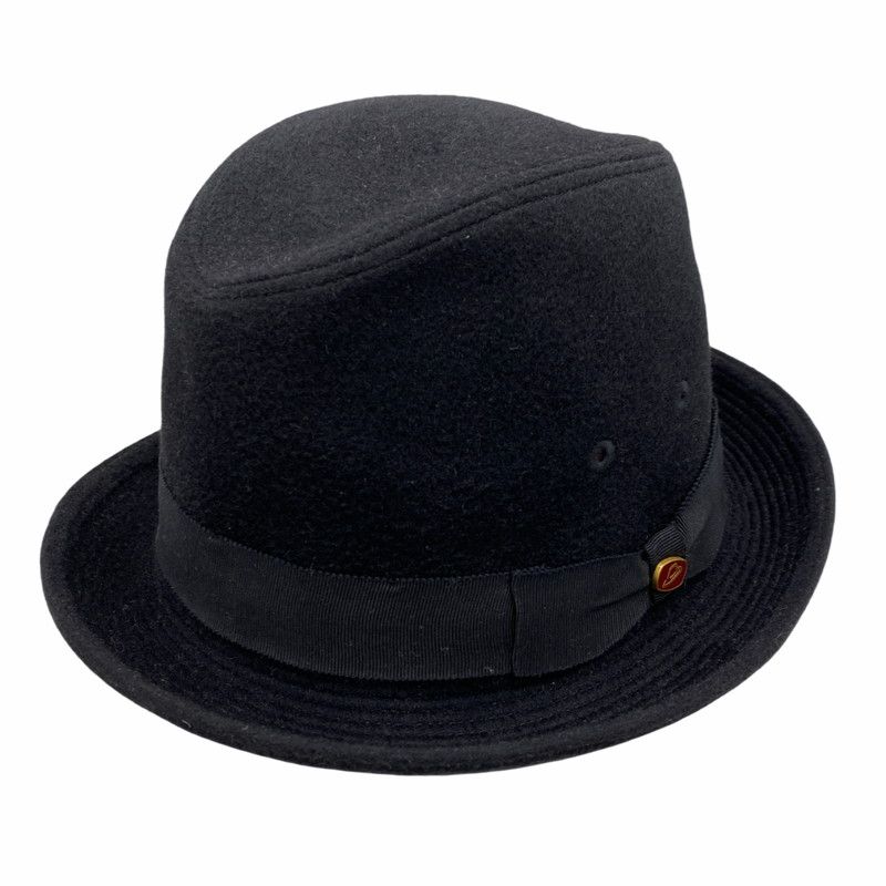 中古品】Borsalino ボルサリーノ BX451-10A00 アンゴラ100％ 中折れ 