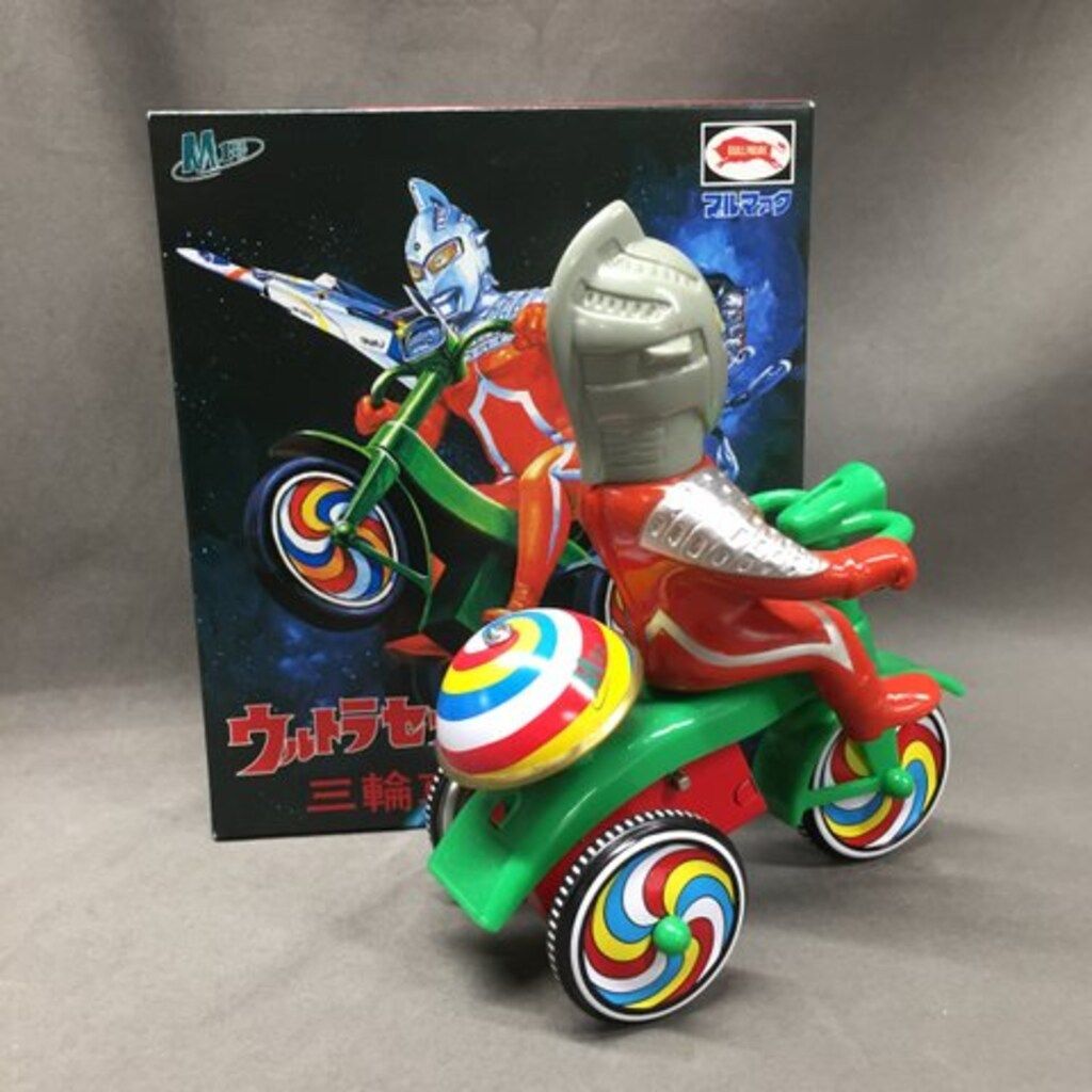 ブルマァク×M1号 ☆ウルトラセブン 緑色三輪車 ver 昭和レトロ感溢れる