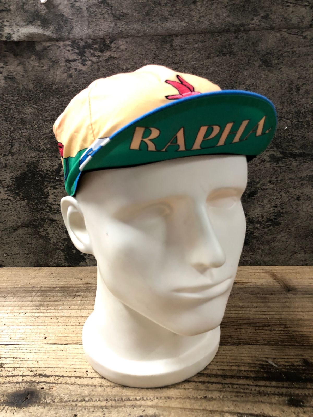 JZ486 ラファ RAPHA サイクルキャップ RCC ベージュ 水色 - メルカリ