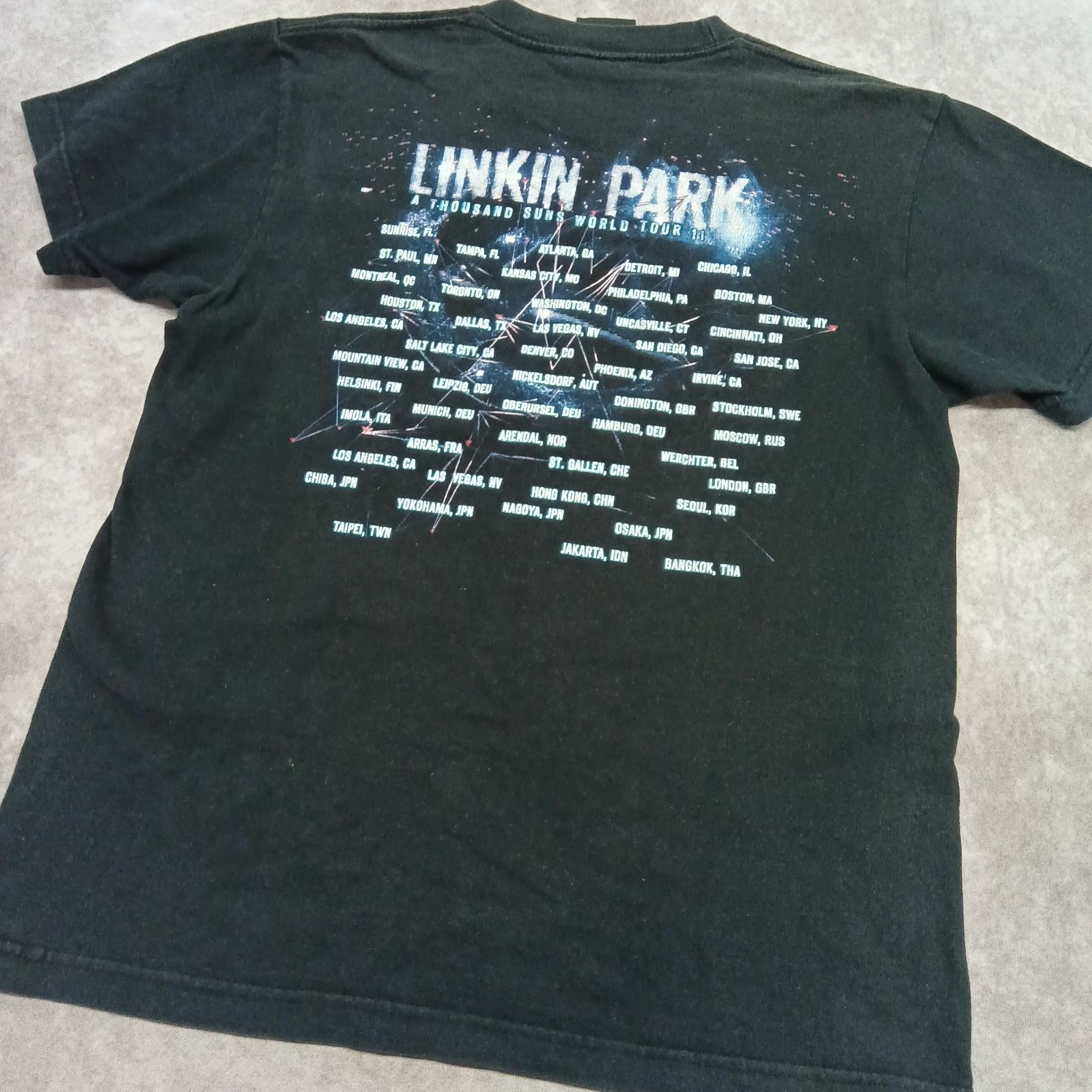LINKIN PARK リンキンパーク ツアーTシャツ A THOUSAND SUNS WORLD