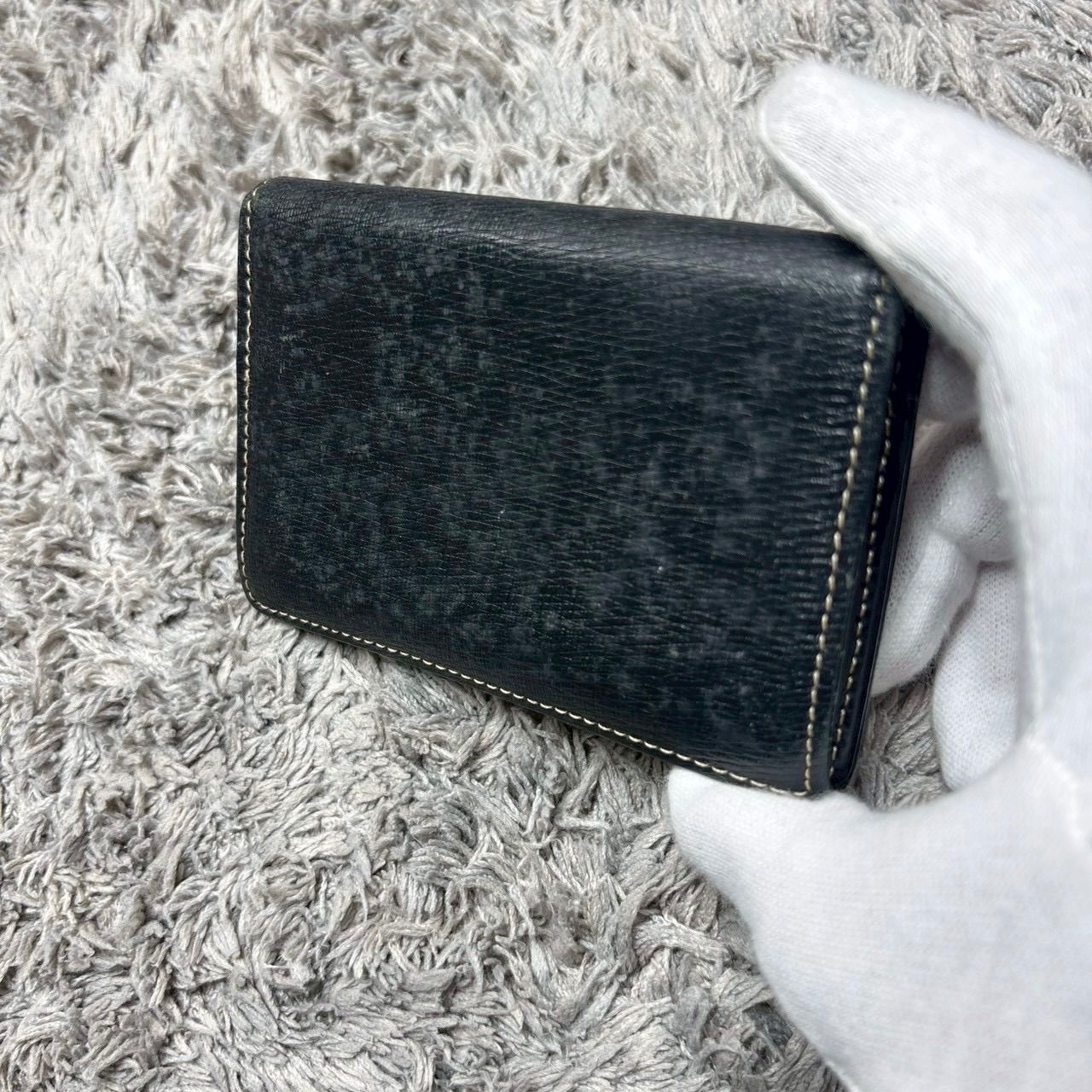 BURBERRY バーバリー カードケース 名刺入れ レザー ブラック ノバ