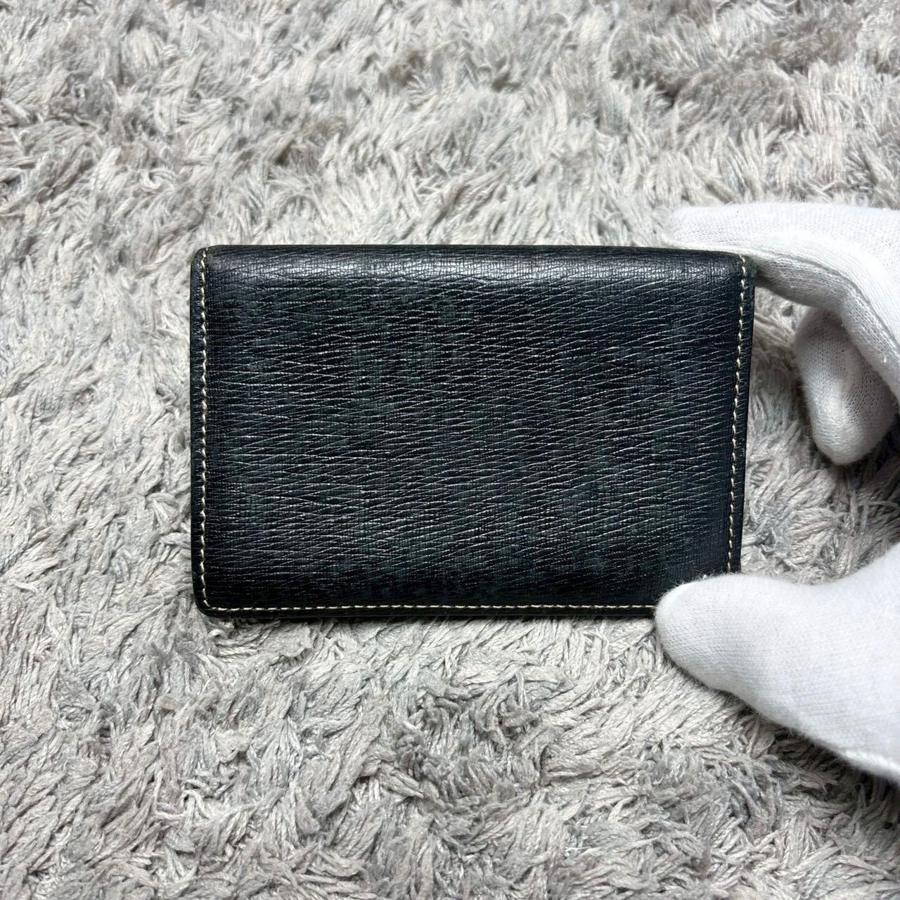 BURBERRY バーバリー カードケース 名刺入れ レザー ブラック ノバ