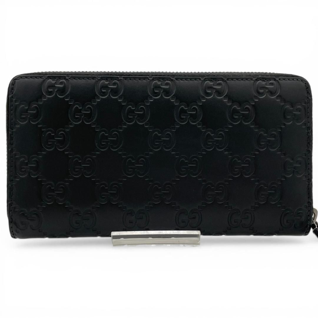 【新品同様】グッチ ラウンドジップ長財布 GGエンボス GGシグネチャー 新品同様】グッチ GUCCI ラウンドジップ長財布 GGエンボス GG