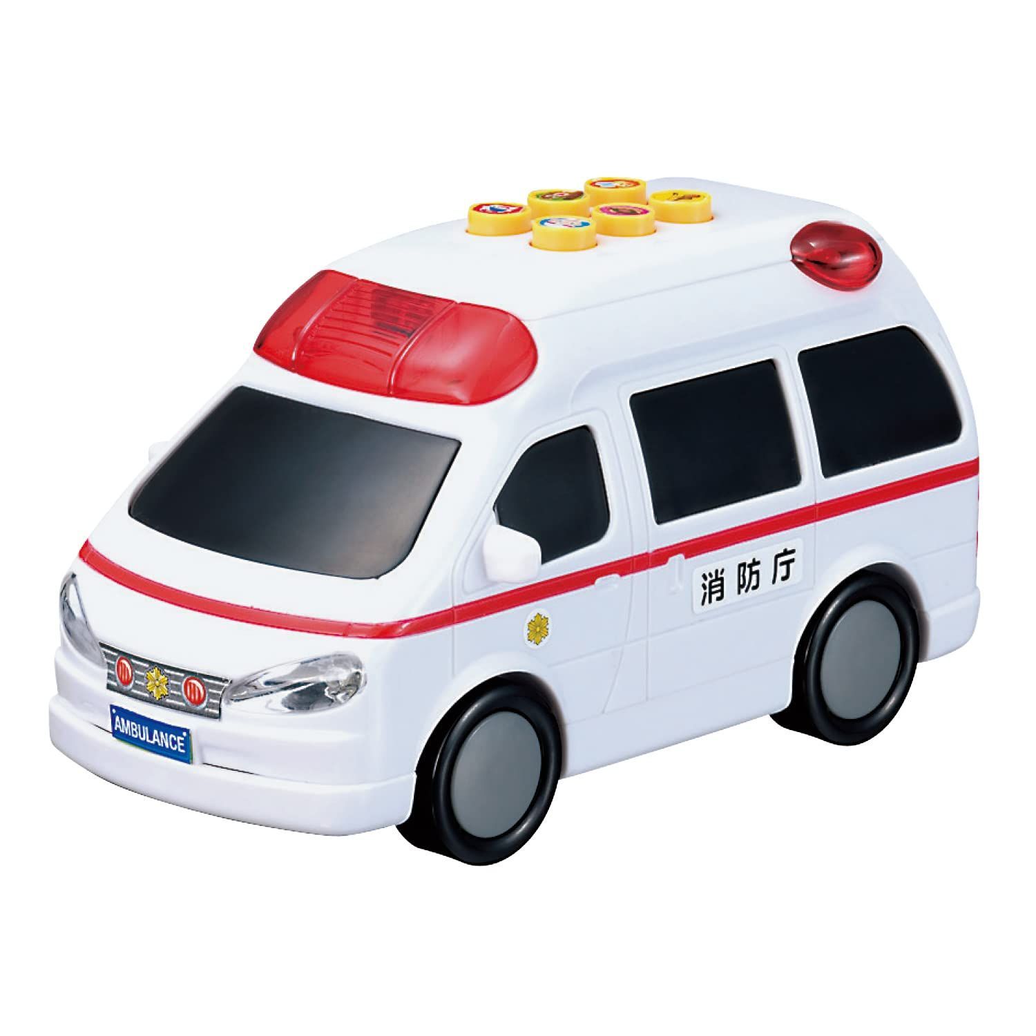 のだ 在庫処分】車 おもちゃ 3才以上 おしゃべりピカピカ救急車 190479