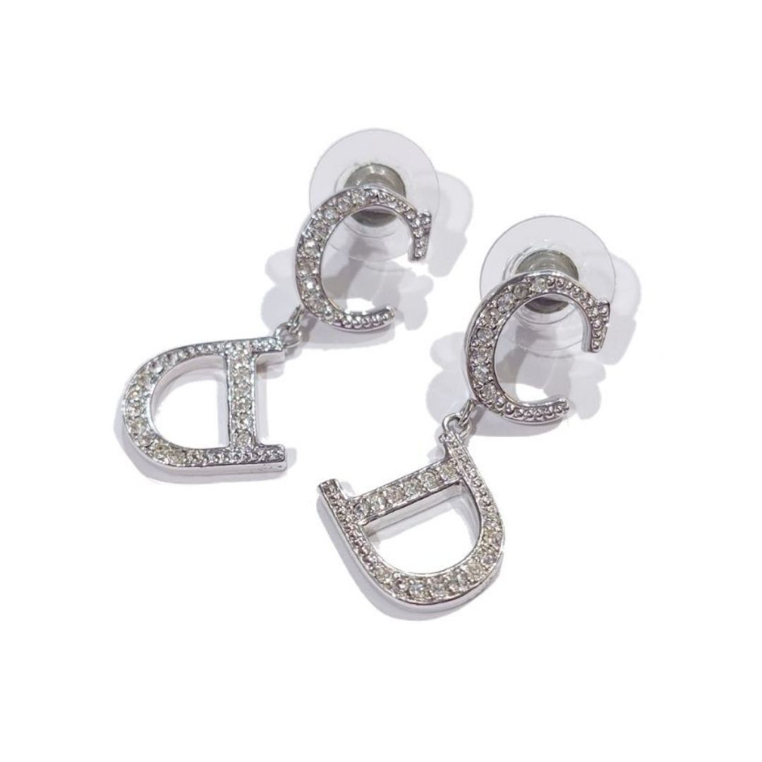 ヴィンテージ Christian Dior クリスチャン ディオール CD ロゴ ピアス
