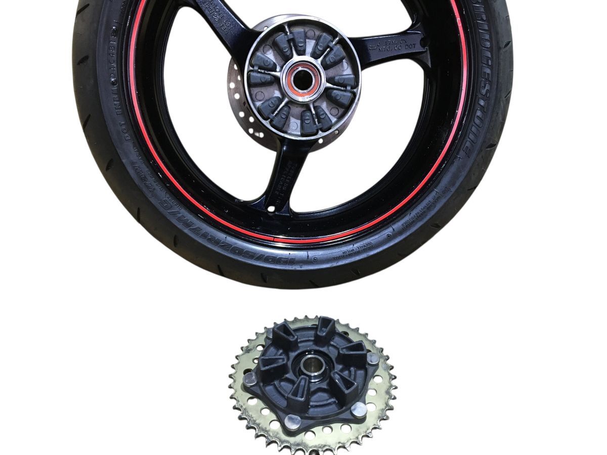 CBR1000RR SC57 純正ホイール 前後セット HONDA CBR1000RR SC57 後期 06-08 前後 ホイール セット ディスク付