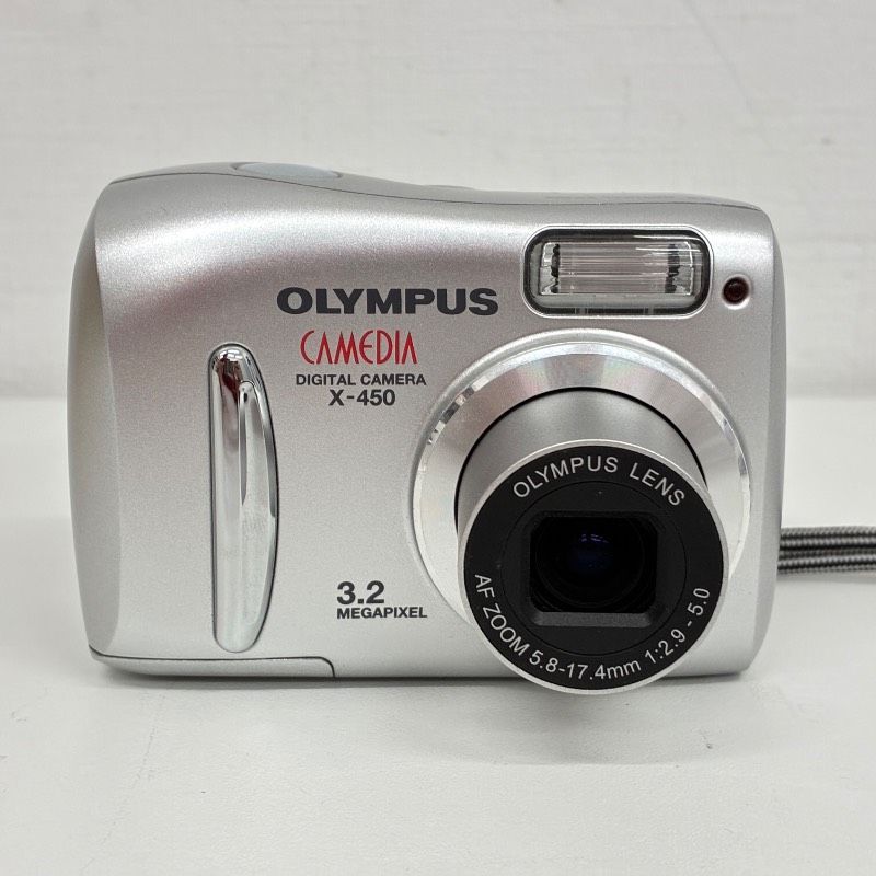 美品/動作品】 OLYMPUS CAMEDIA X-450 Silver オリンパス カ