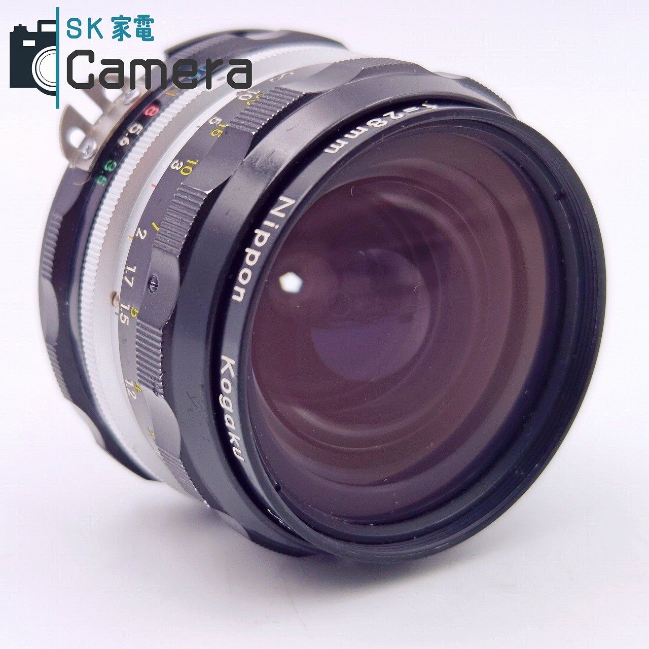 中古】 Nikon NIKKOR-H Auto 28mm F3.5 Ai改 ニコン キャップ付 