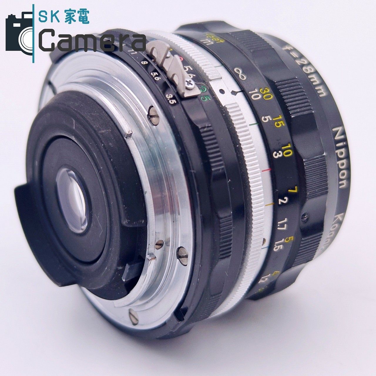 中古】 Nikon NIKKOR-H Auto 28mm F3.5 Ai改 ニコン キャップ付 