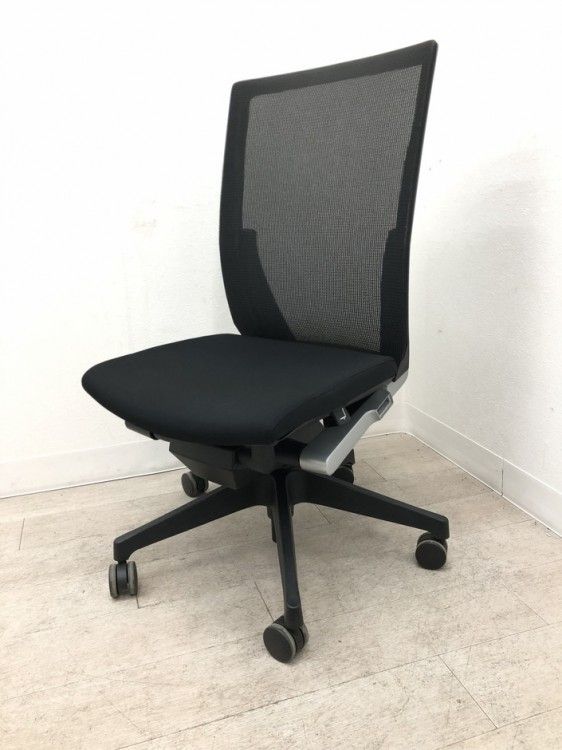 中古品】イトーキ Vento（ヴェント）シリーズ ヴェントチェア ブラック 