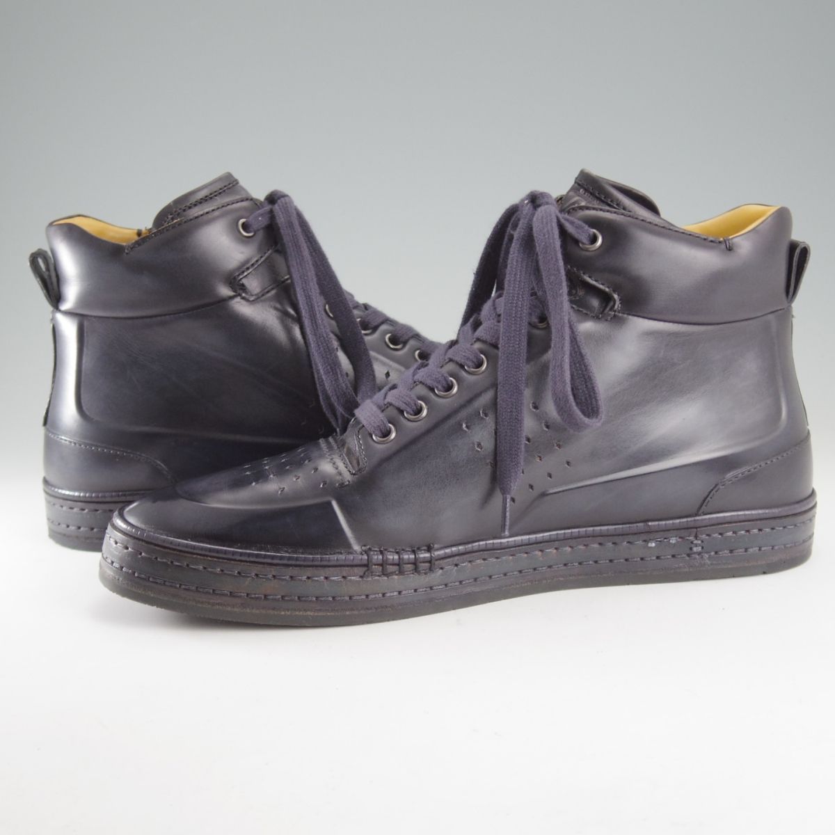 極美品☆(仏)ベルルッティ SIZE 8.5【カリグラフィー(スクリット)仕様 
