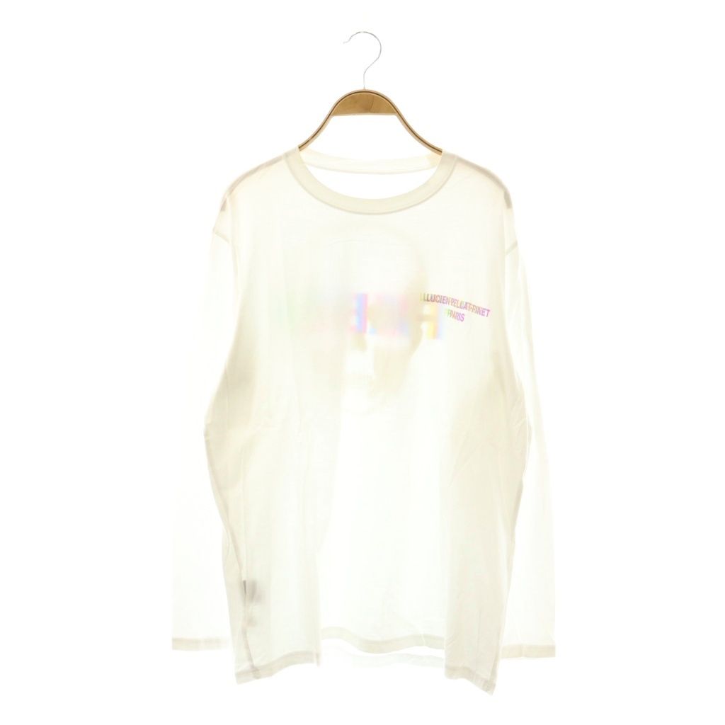 Lucien Pellat-Finet ルシアンペラフィネ 長袖カットソー Tシャツ サイズS ブラウン ピンク プリント FEEL SO HIGH 美品 中古 4b006318 ルシアンペラフィネ LUCIEN PELLAT-FINET Tシャツ 長袖 長袖 パック