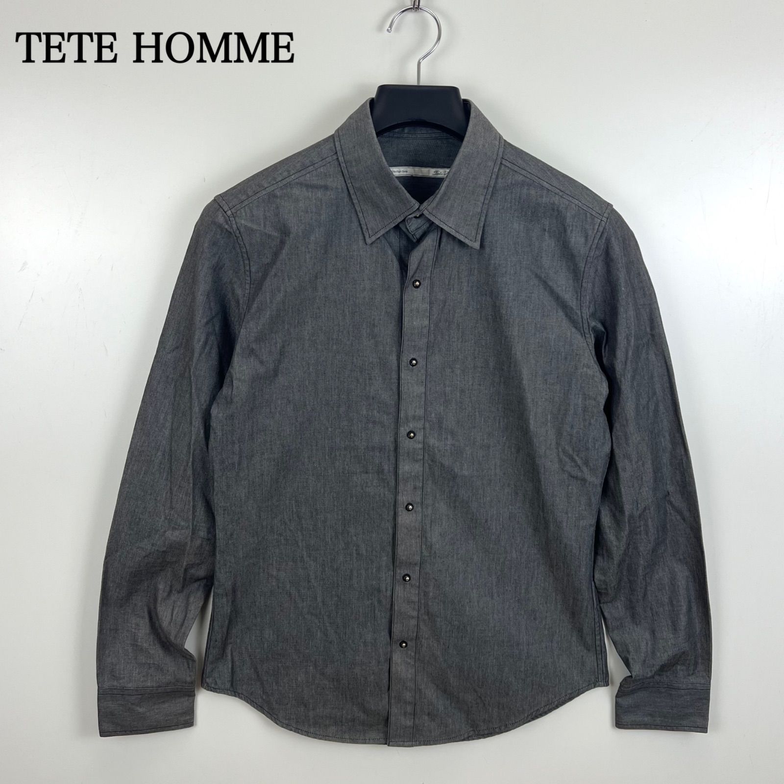 TETE HOMME y2k archive design shirts 5 M テットオム デザインシャツ