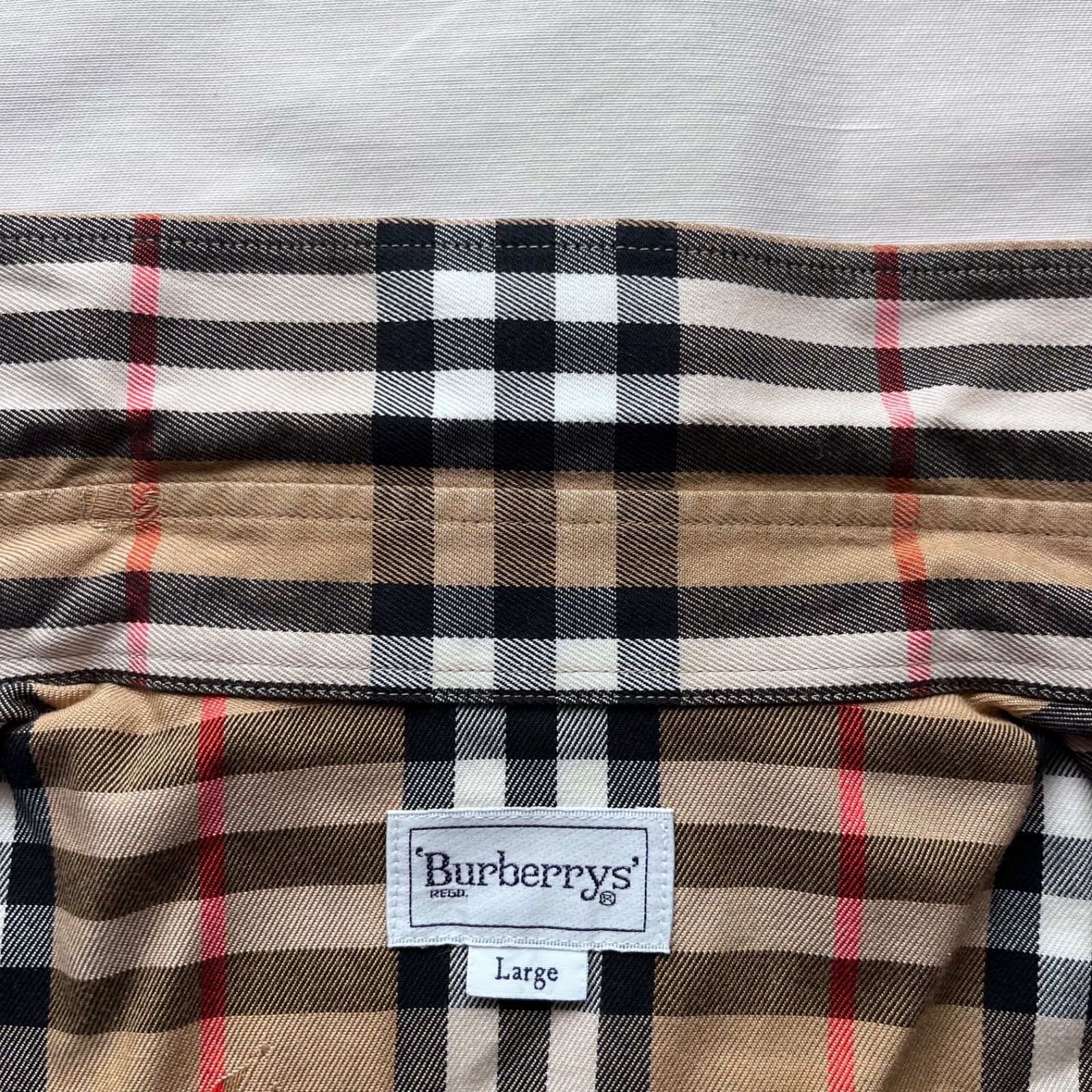 burberrys バーバリーズ 長袖シャツ ノバチェック ジャガード 三陽商会