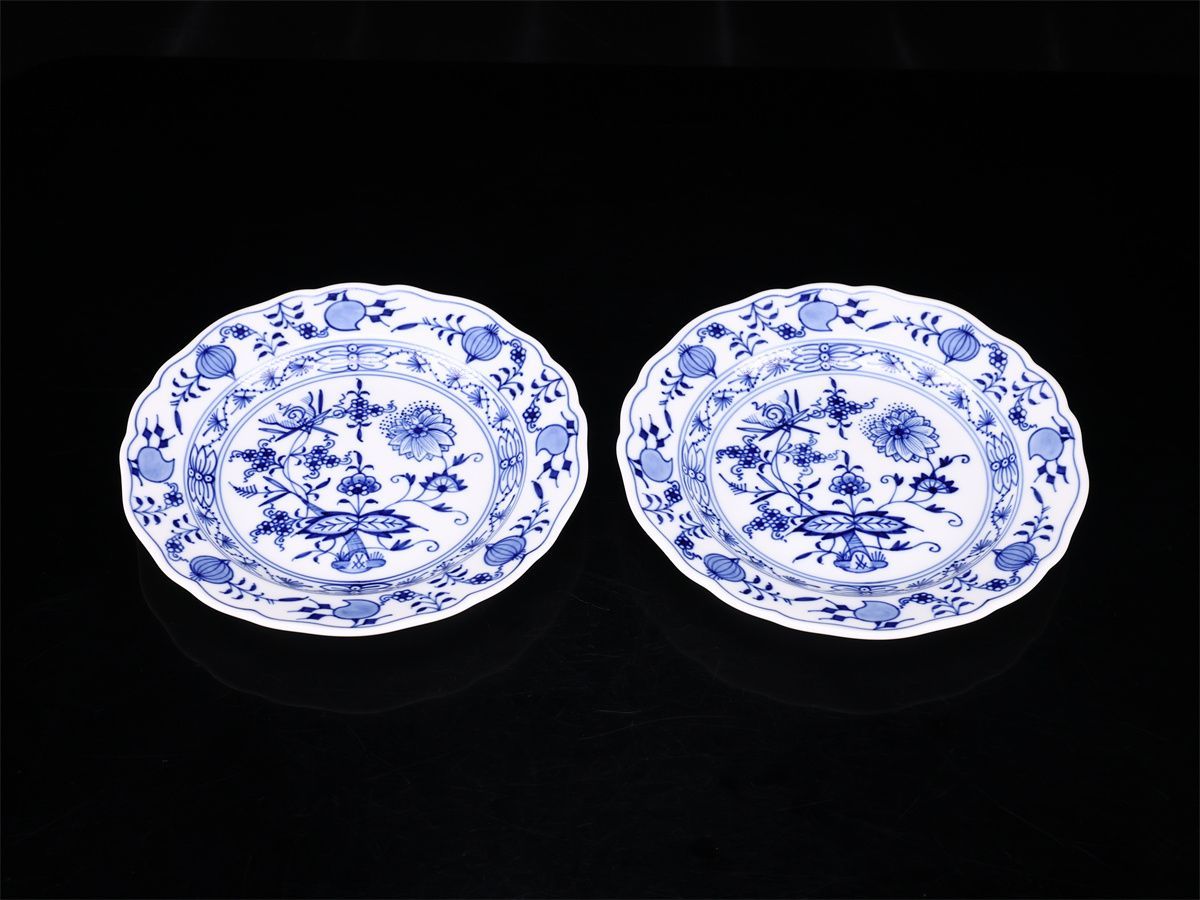USED】meissen ブルーオニオン グレイビーボート ソーシエール 【公式