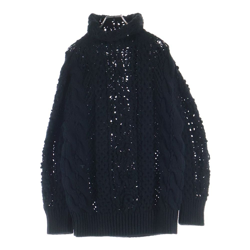 DIOR (ディオール) ケーブルニットセーター ウール レディースブラック