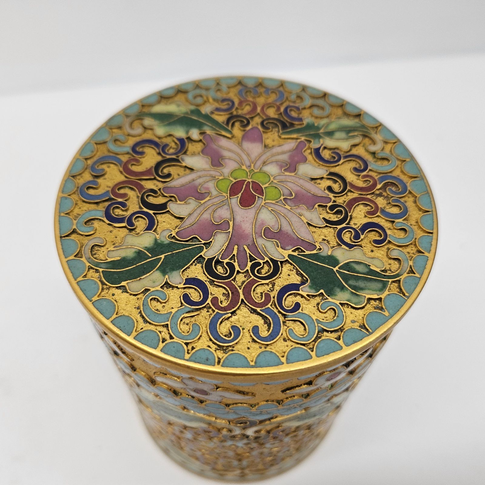 中國美術 古玩 景泰藍 花鳥紋樣白地 七宝焼 茶入 茶筒 茶道具 中國美術 古玩 景泰藍 花鳥紋樣白地 七宝焼 茶入 茶筒 茶道具 【公式通販】