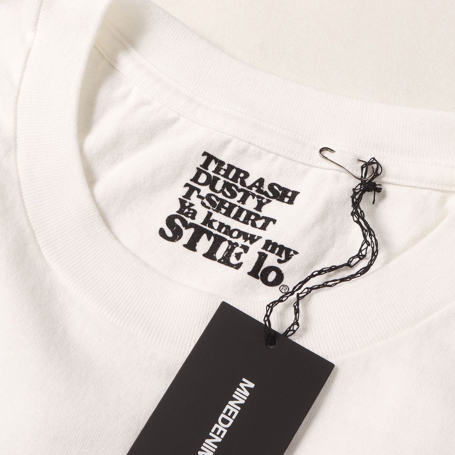 新品】MINEDENIM マインデニム Tシャツ ホワイト 白 サイズ:L | 25AW 