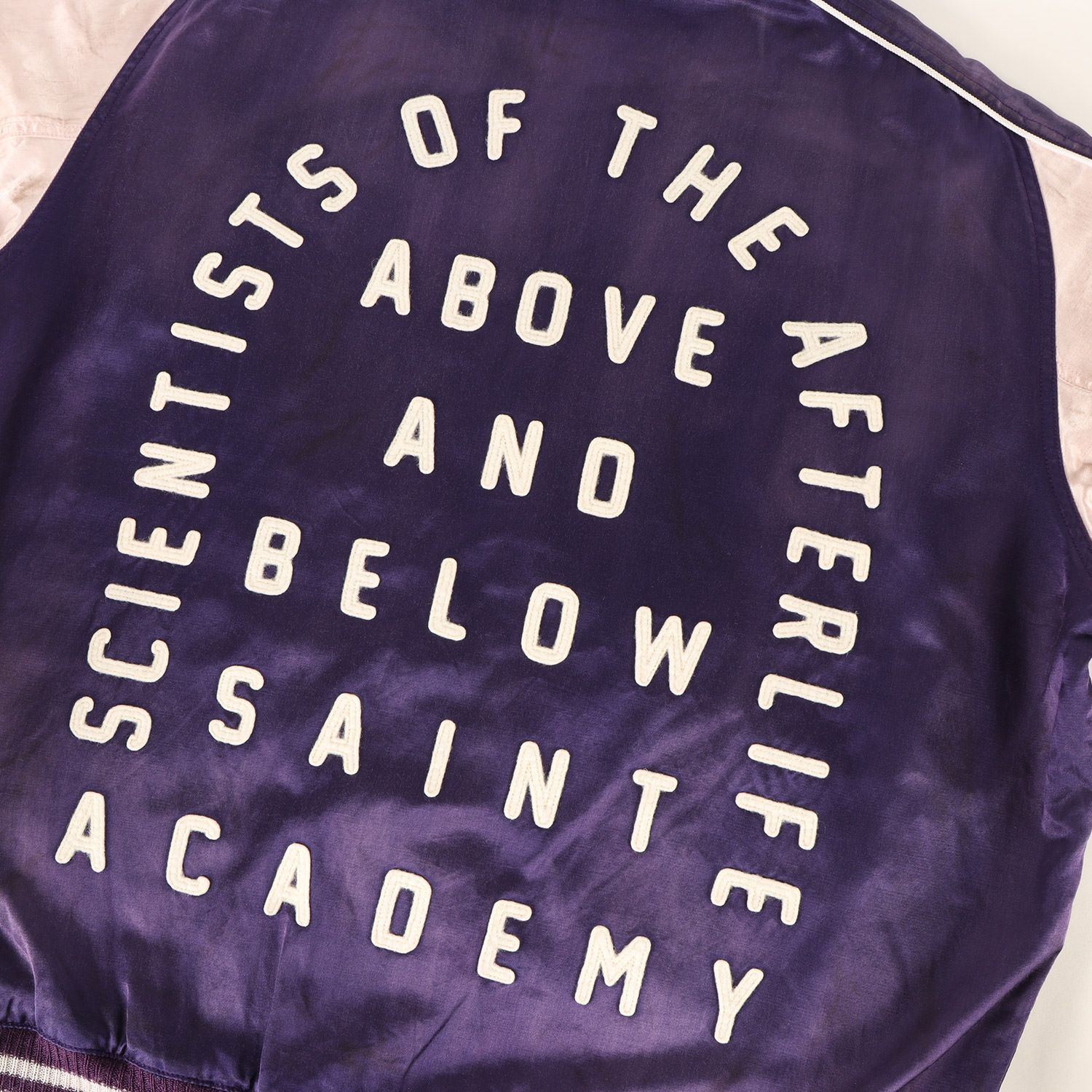 SaINT ACADEMYWEAR スタジャン パープル Mサイズ SaINT ACADEMYWEAR スタジャン パープル Mサイズ | ヤマダウェブコム