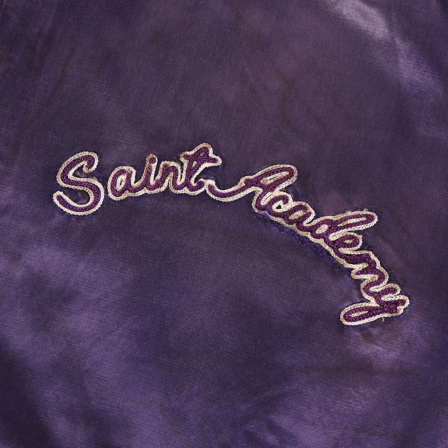 SaINT ACADEMYWEAR スタジャン パープル Mサイズ | ヤマダウェブコム