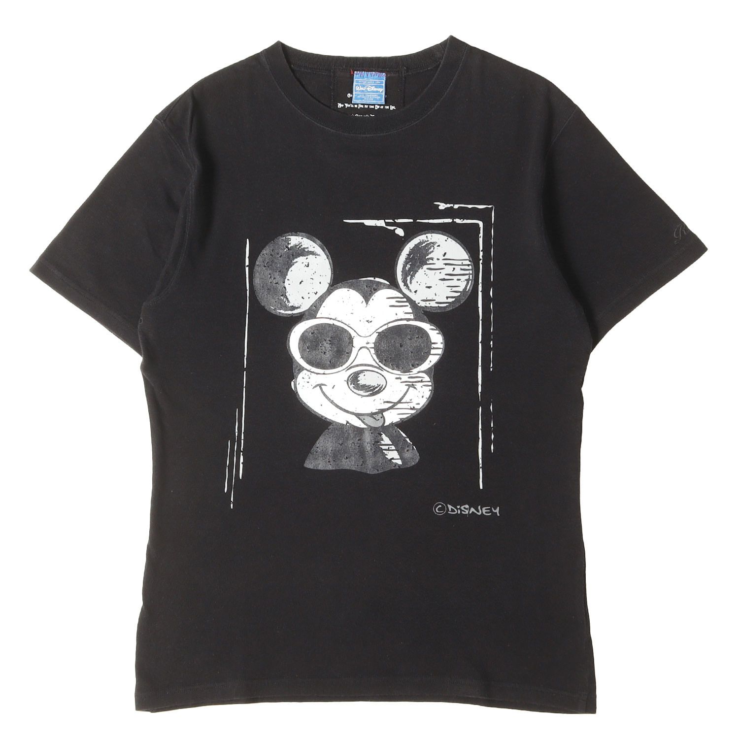 Roen ロエン Tシャツ ブラック 黒 サイズ:46 | 00s × Disney MICKEY 