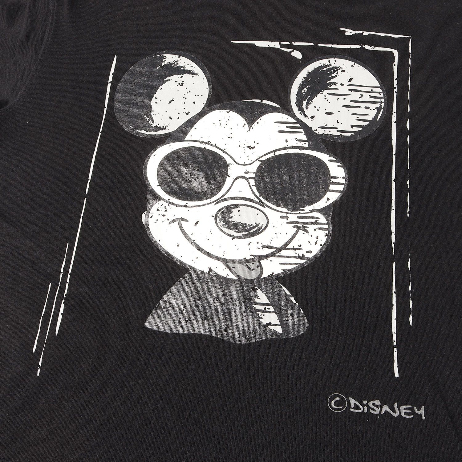Roen ロエン Tシャツ ブラック 黒 サイズ:46 | 00s × Disney MICKEY 