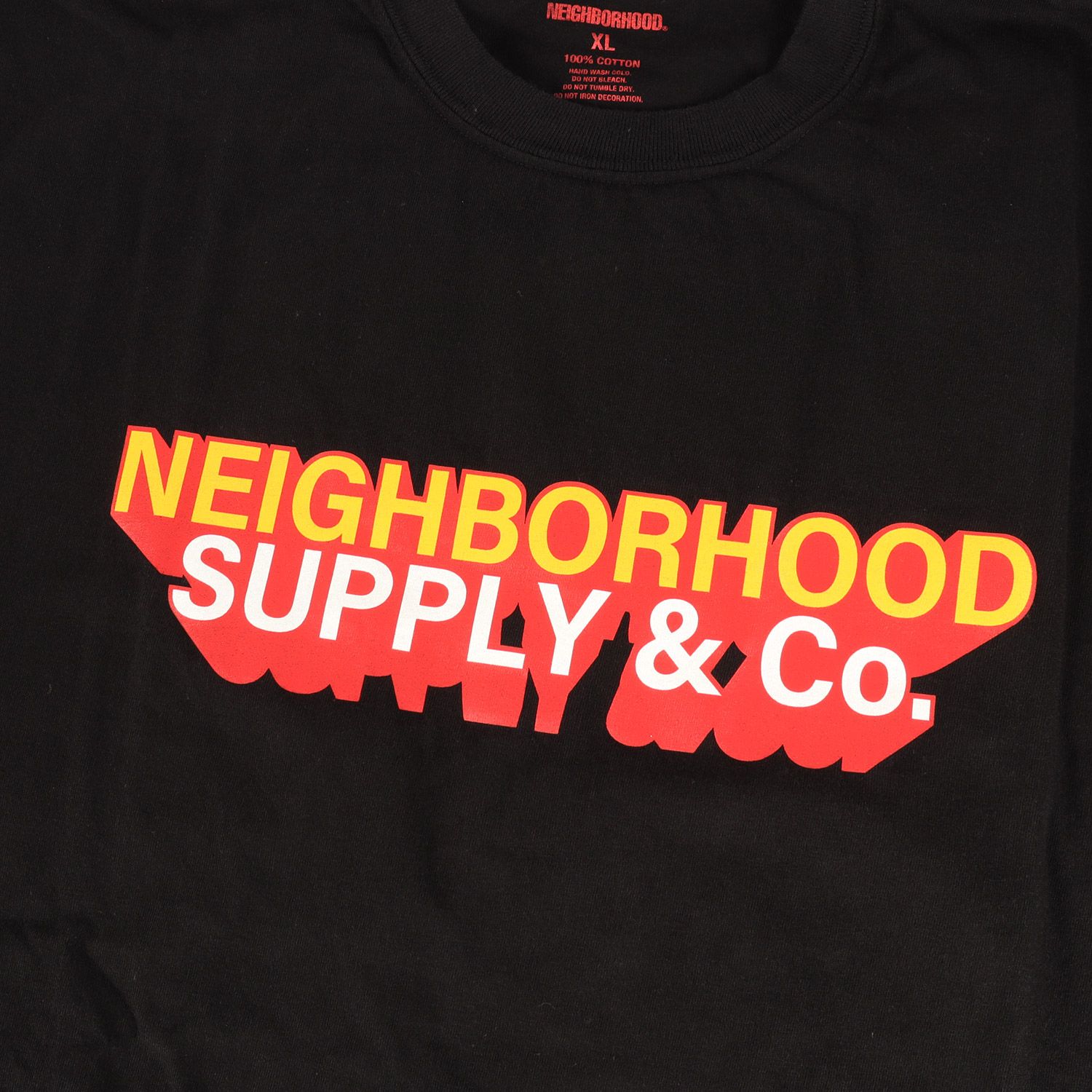 新品】NEIGHBORHOOD ネイバーフッド Tシャツ ブラック 黒 サイズ:XL 