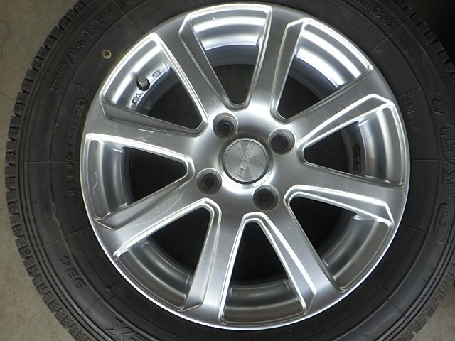 2410-191 SPORT GRAHT アルミホイール＆スタッドレスタイヤ 155/80R14 