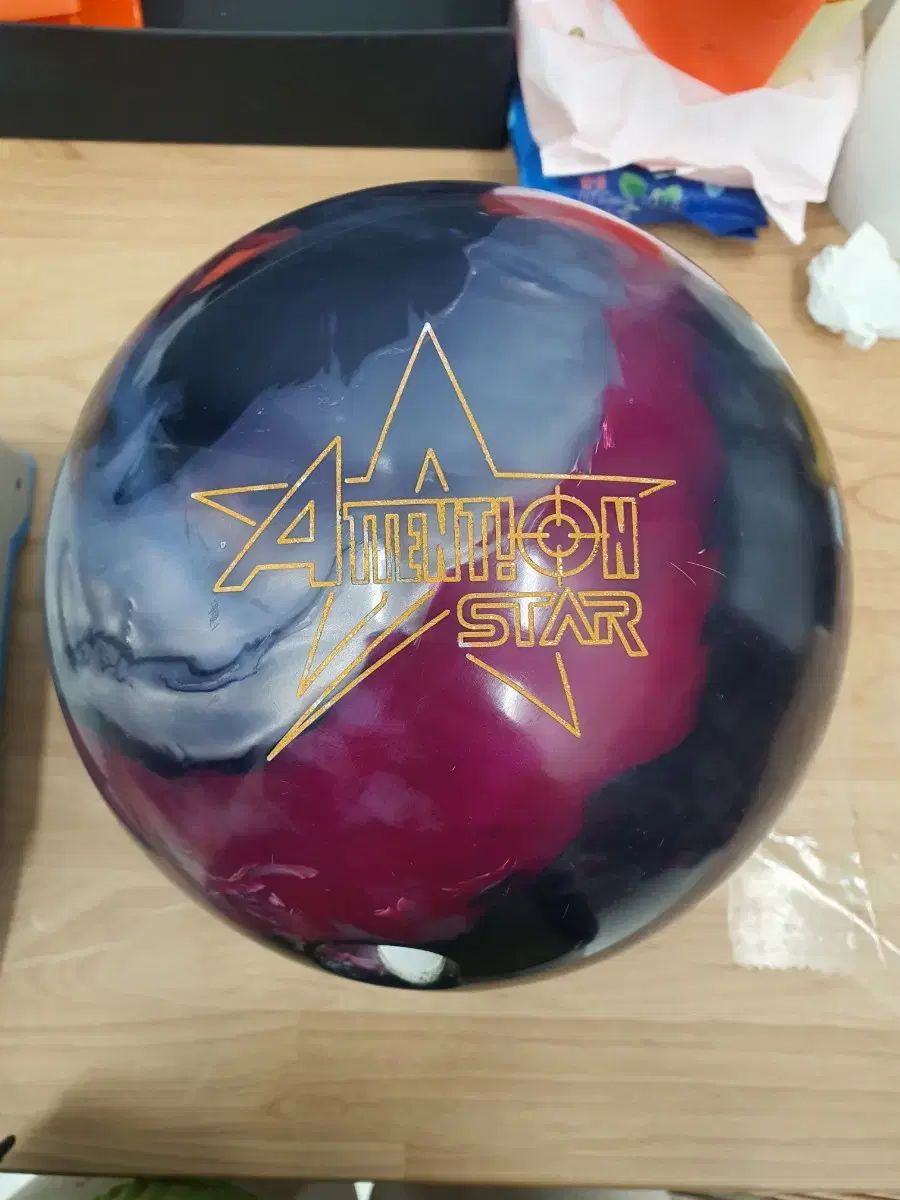 中古ボーリングボール 15p アテンションスター - メルカリ
