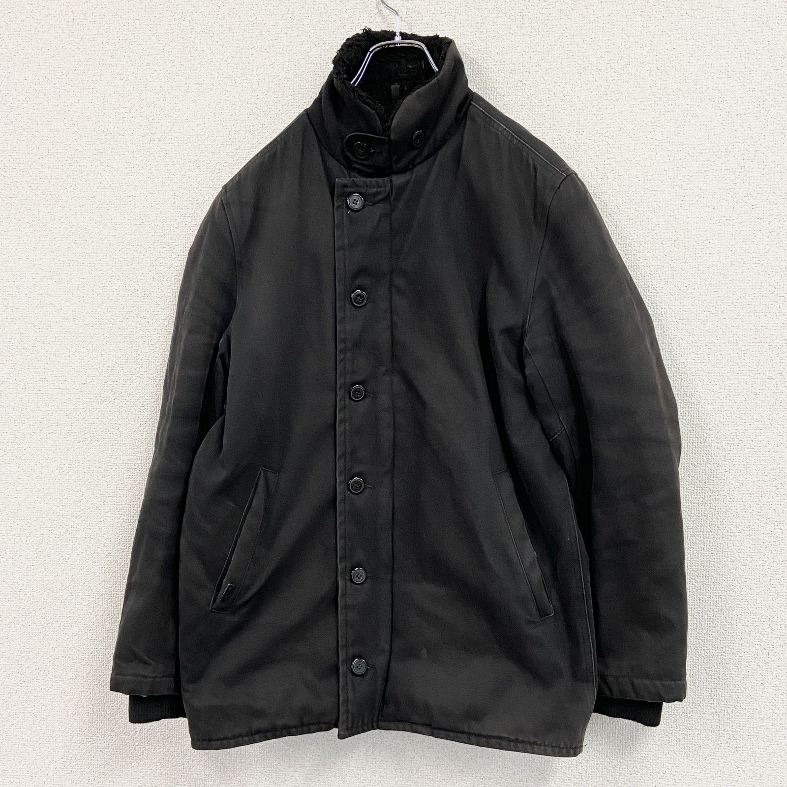 古着 used Brixton ブリクストン デッキジャケット 裏ボア 黒 ブラック 