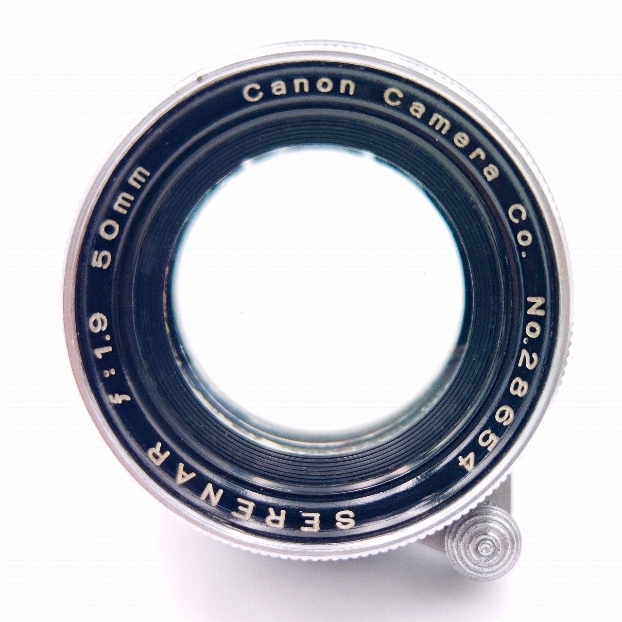 中古】 Canon SERENAR 50mm F1.9 L39 沈胴 2026年4月清掃済 キャノン 