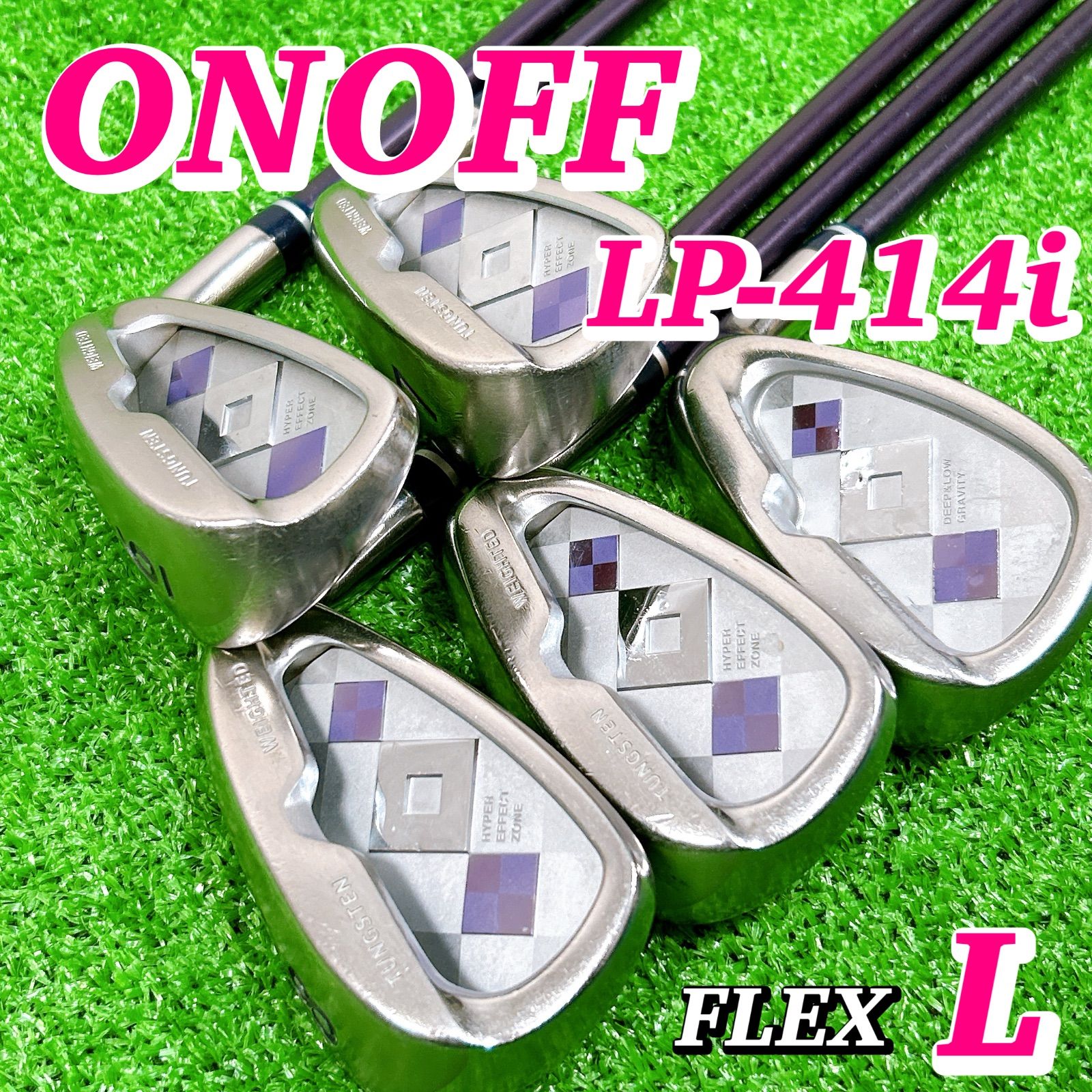 オノフレディースアイアンセット6本セット オノフ ONOFF レディース